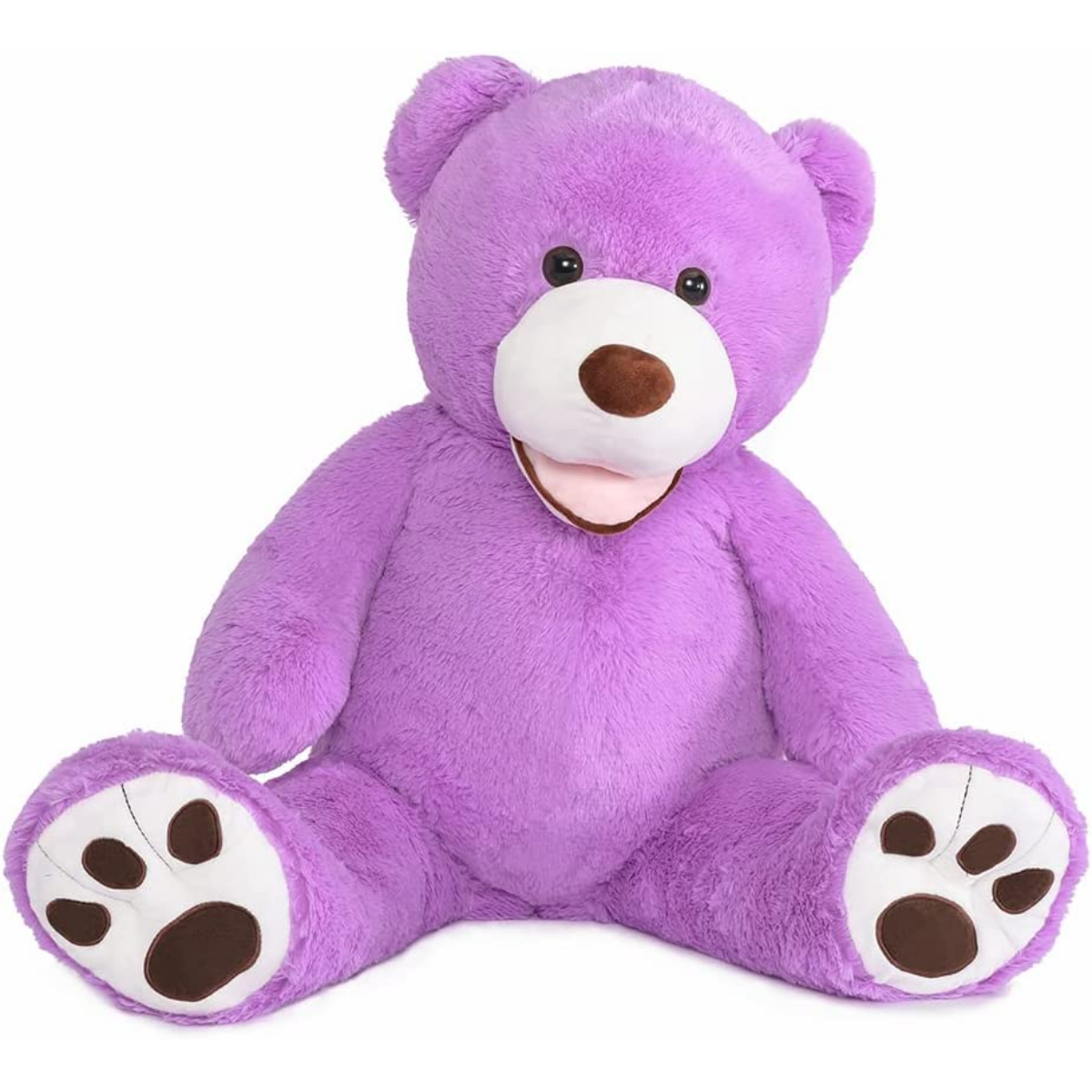 Riesiger Teddybär mit großen Fußabdrücken, Stofftier, 39 Zoll