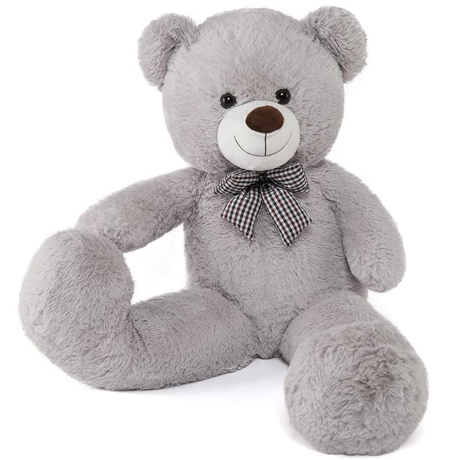 Giant Teddy Bear Stuffed Animal Toy, Gray, 39/47/55 Inches