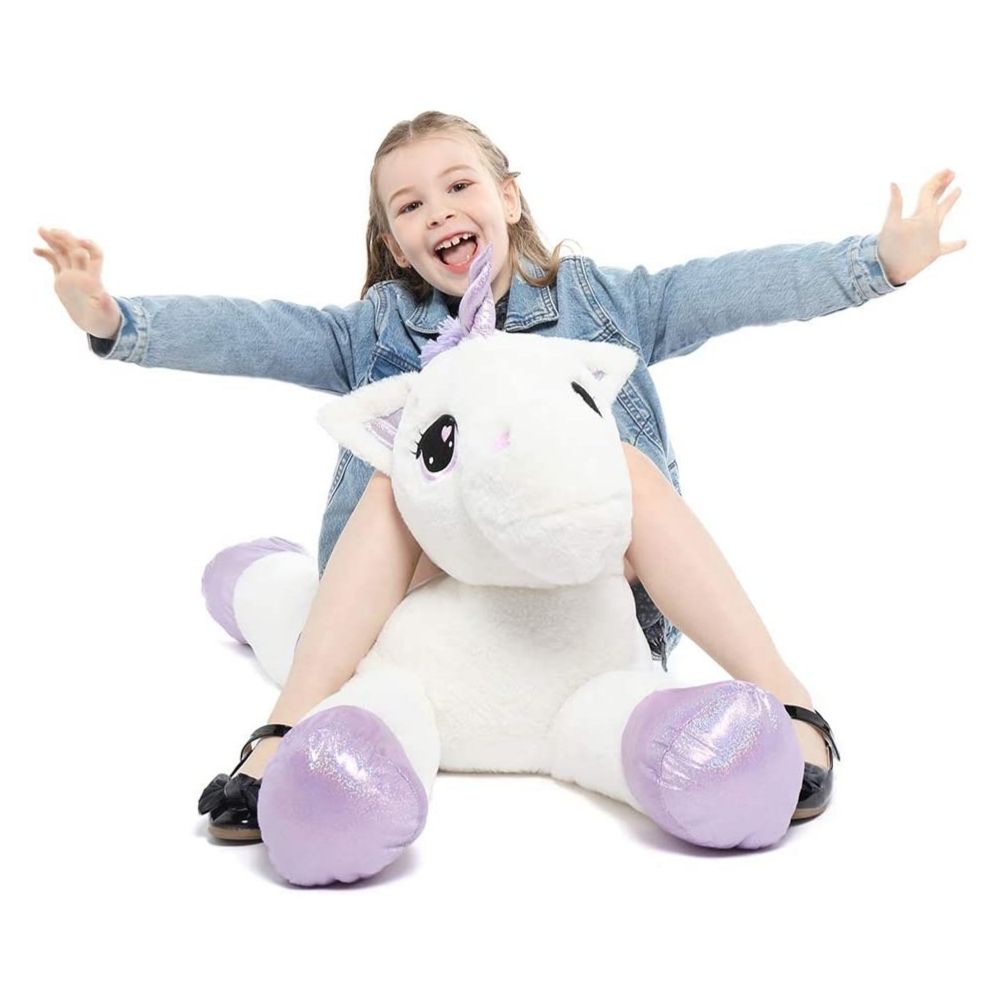 Jouet en peluche licorne géante MorisMos