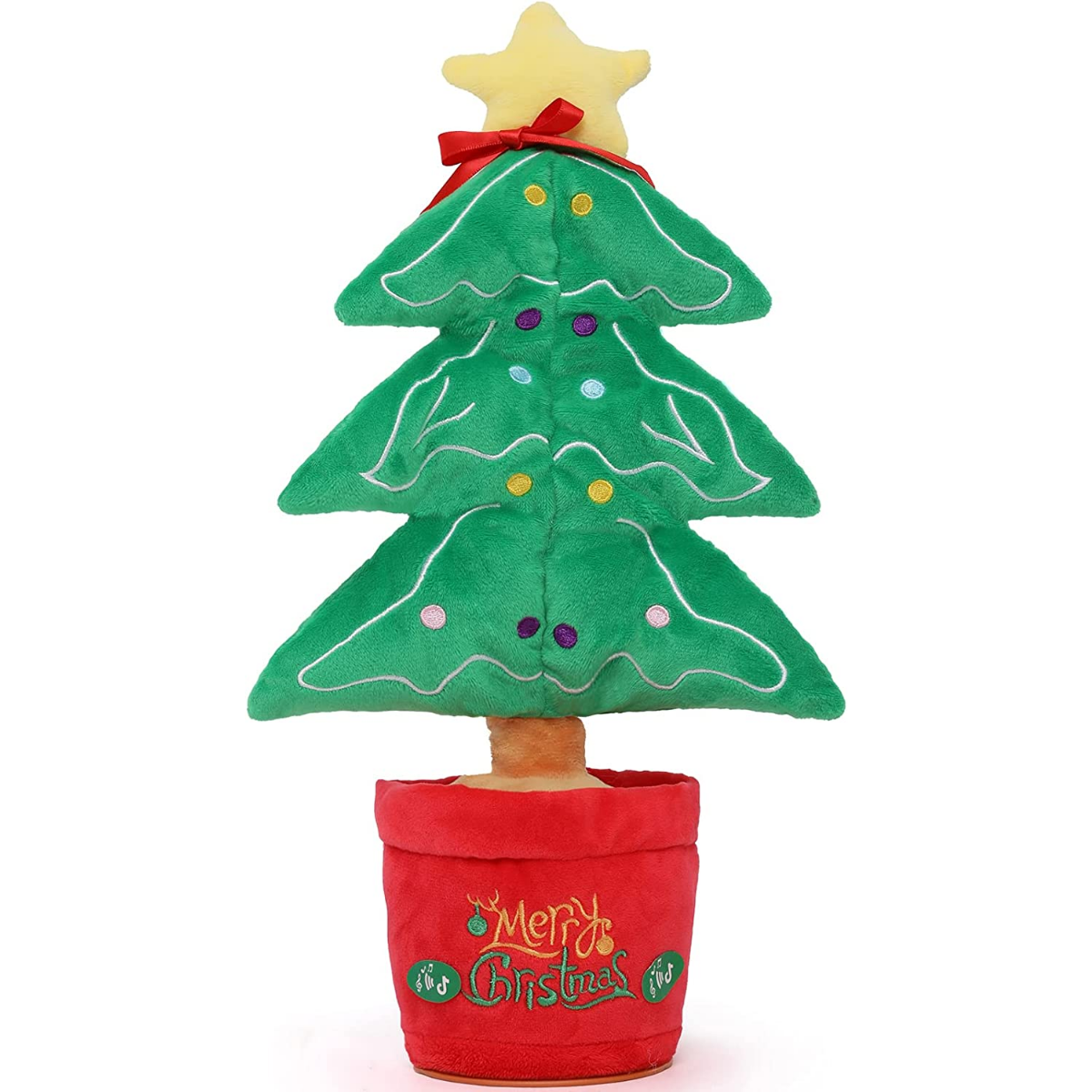 Christmas Tree Dancing Plush Toy, 13.7 Inches