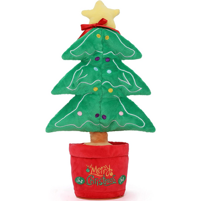 Christmas Tree Dancing Plush Toy, 13.7 Inches