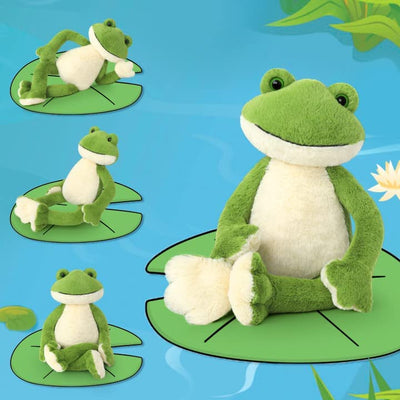 Frog Stuffed Animal, Green, 24 Inches