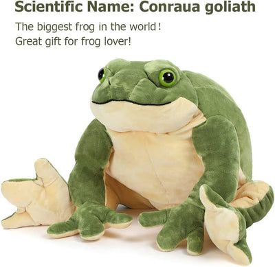 Giant Frog Stuffed Toy, 22 Inches, Green
