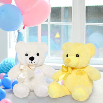 MorisMos 2er-Pack Teddybär-Plüschspielzeug-Set