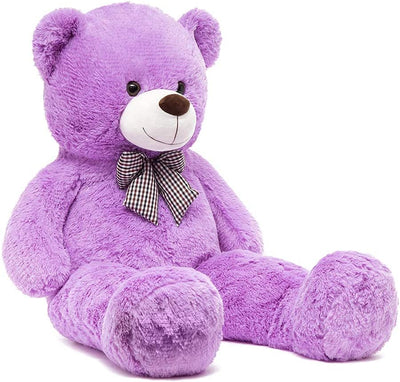 Giant Teddy Bear Stuffed Animal Toy, Purple, 47"