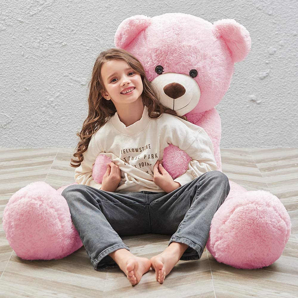 MorisMos Giant Teddy Bear 55" Stuffed Animal Soft Big Bear Plush Toy