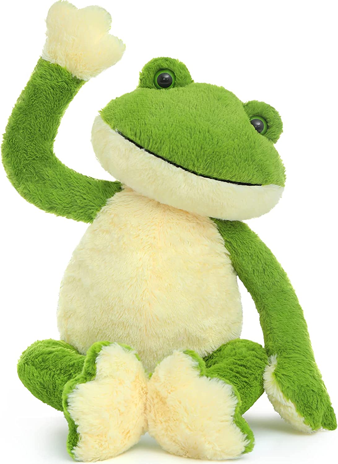 Frog Stuffed Animal, Green, 24 Inches