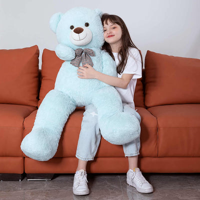 Giant Teddy Bear Stuffed Animal Toy, 47 Inch, Sky Blue