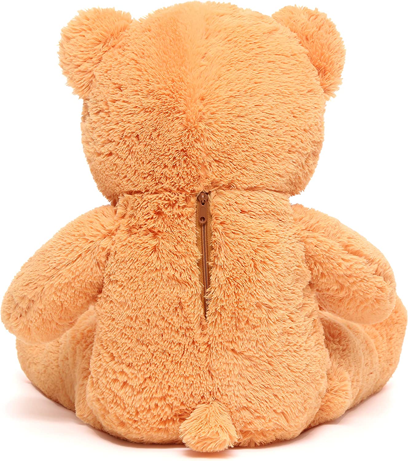 Giant Teddy Bear Plush Toy, Orange, 47 Inches