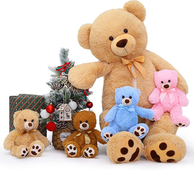 Giant Teddy Bear with Baby Bears, Brown
