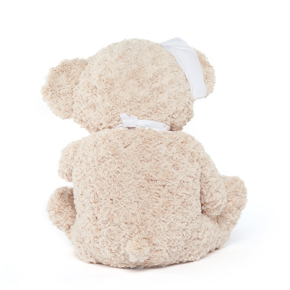 Teddy Bear Stuffed Animal Toy, Beige, 25.6 Inches