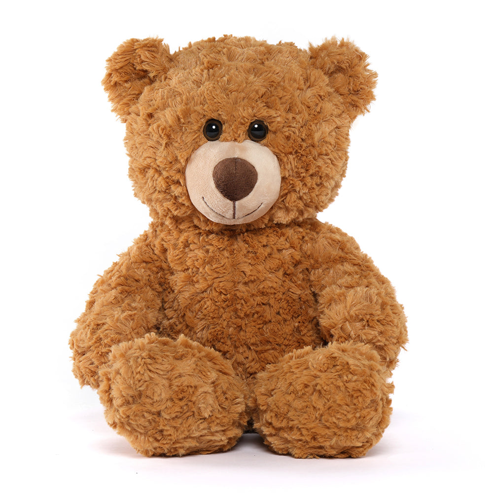 Peluche ours en peluche, brun, 18''