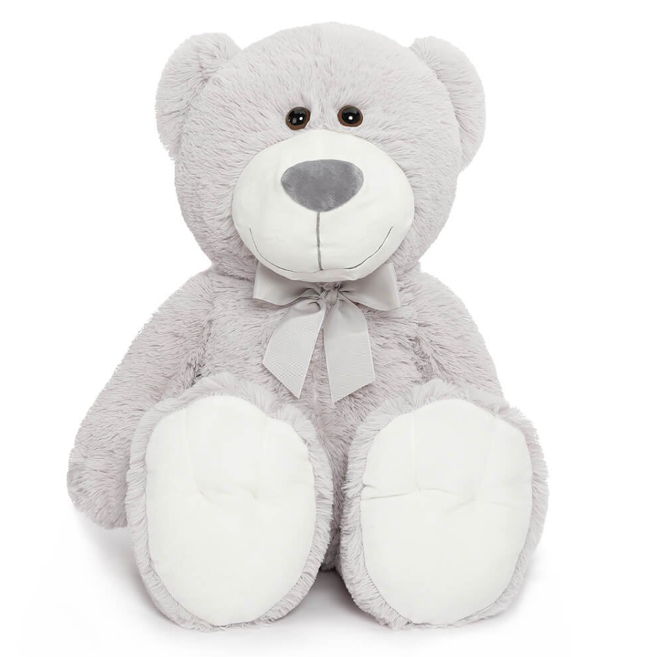 MorisMos Giant Teddy Bear Stuffed Animal Gray 26'' Soft Cute Plush Toy
