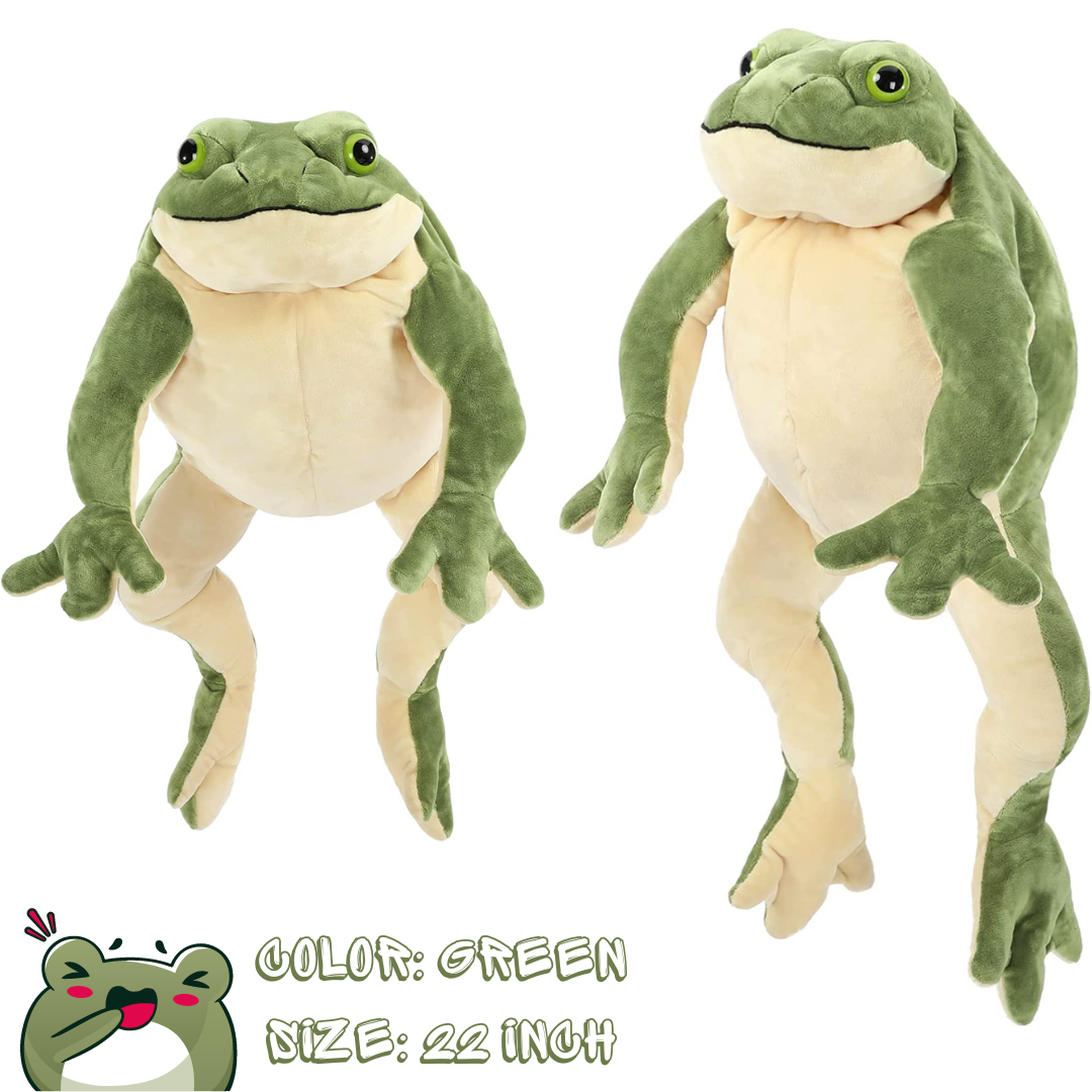 MorisMos 22" Giant Frog Stuffed Animal Frog Plush