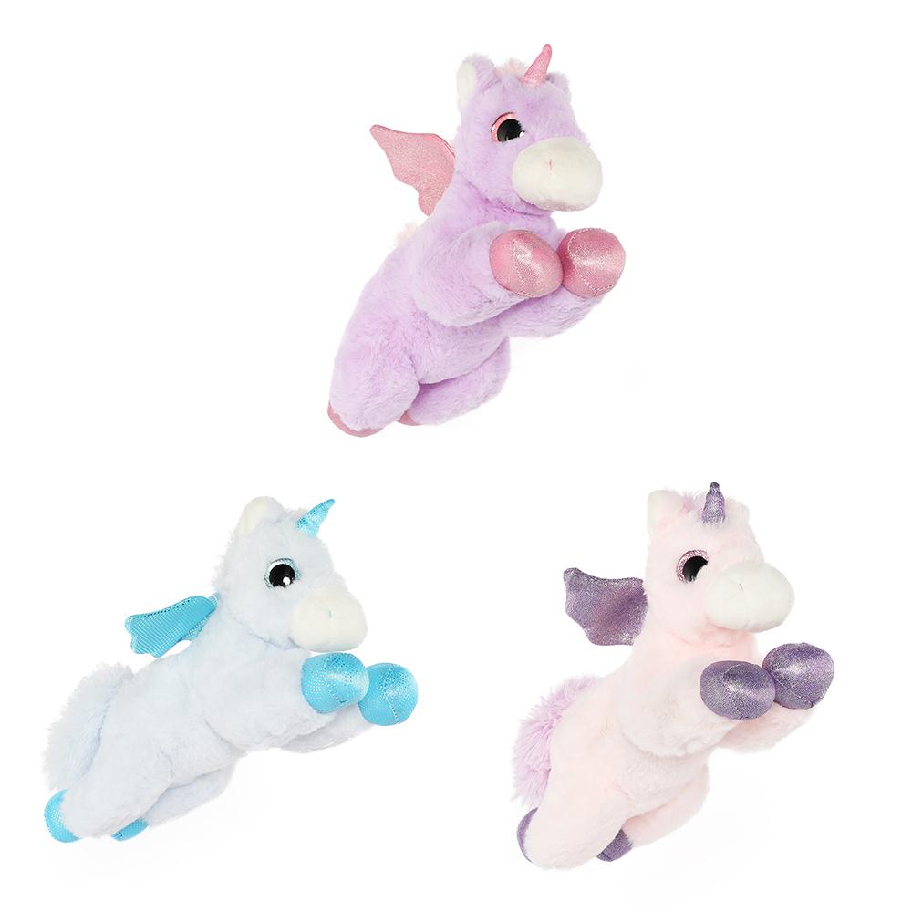 3-teiliges Einhorn-Stofftier-Spielzeugset, 11,4 Zoll