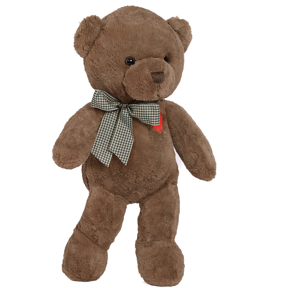 Teddy Bear Stuffed Animals - 20 Inch Soft Cuddly Stuffed Plush Bear -Cute Stuffed Animals Toy with Bow - Gifts for Kids Baby Toddlers on Baby Shower - Valentine's Day Teddy Bear Plush Dolls for Girlfriend/Boyfriend - Anniversary Gift for Wife/Husband - MorisMos Stuffed Animals
